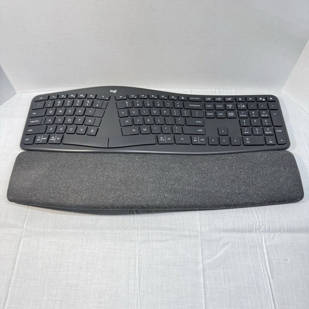 Logitech Ergo K860 Wireless Ergonomic Keyboard - Split Keyboard Dongle & Battery